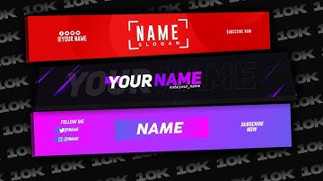 03 YouTube Channel Banner Template + No Text Banner Pack (FREE) - Android/iPhone/PC