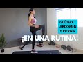 Tu rutina para GLÚTEO, ABDOMEN Y PIERNA 🔥  ¡menos de 30 minutos!