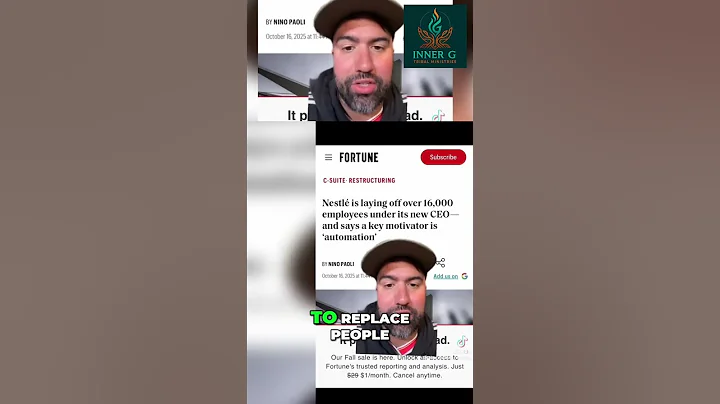 Nestle's Layoffs: Automation Replaces 16,000 Employees! #shorts