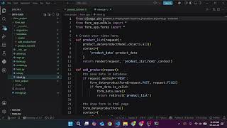 Class-20(WADP): Edit data using Django form and manage data without input form