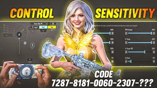 NEW UPDATE 3.1 !!🔥BEST SENSITIVITY CODE+CONTROL SETTINGS BGMI/PUBG MOBILE | BGMI AFTER UPDATE 3.1