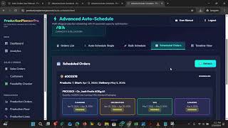 How to Use Auto Scheduler in Production Planner Pro | Automatic Production Scheduling