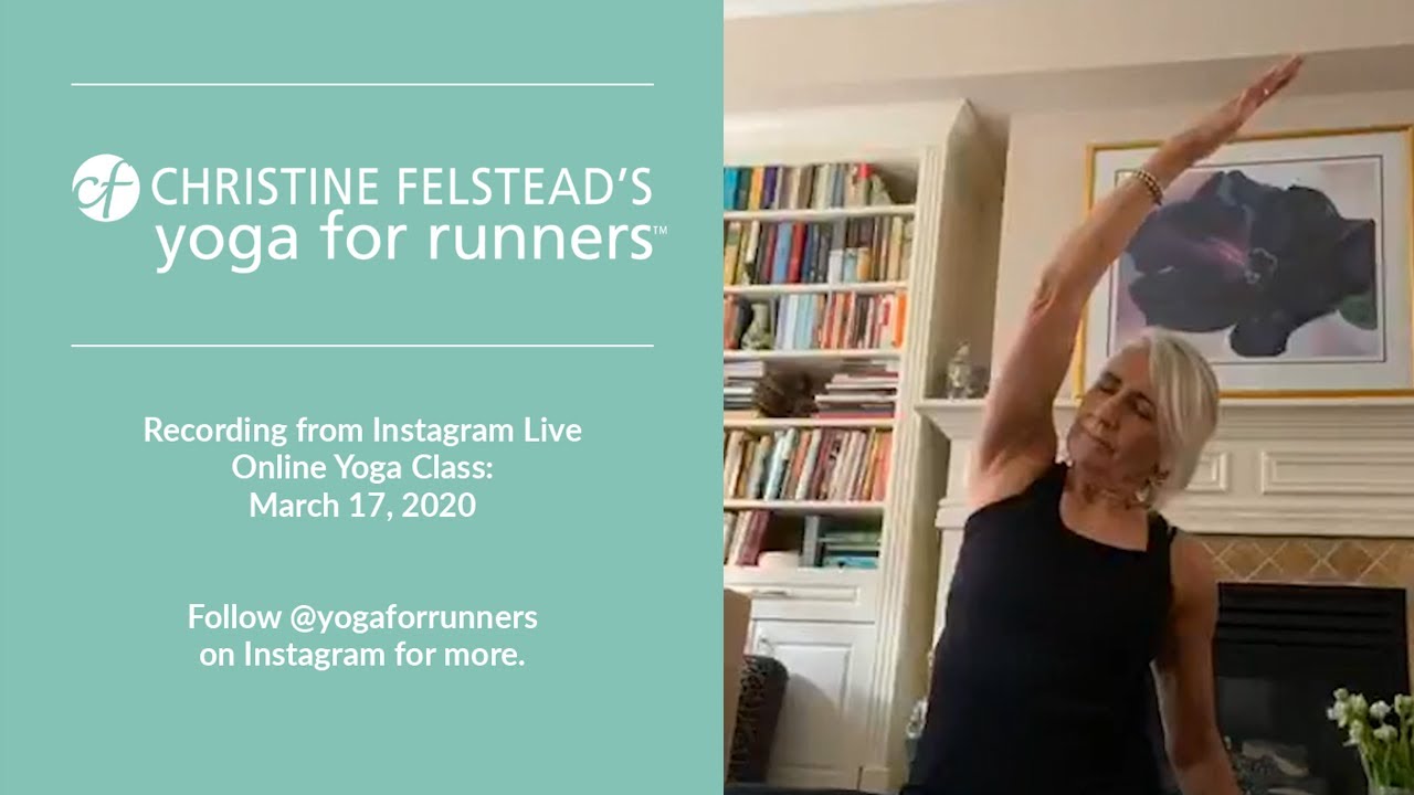 Yoga for Runners Yoga Class (Live Stream Recording from Instagram, March 17, 2020)