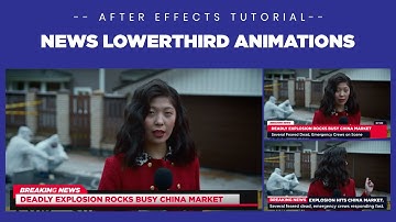 Create 3 Clean Lower Thirds in After Effects
