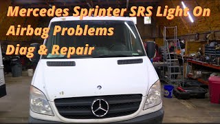 Mercedes Sprinter : SRS Light On  Airbag System Faults, Seat Belt System Diag & Repair