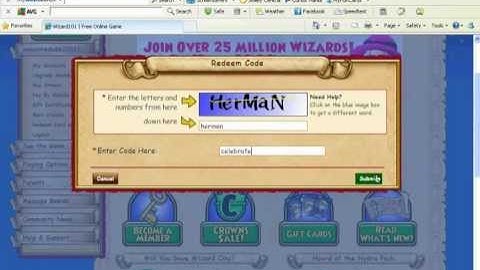 Wizard101 July 4th 2012 Code