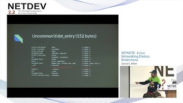 Netdev 2.2: Keynote: Linux Networking Dietary Restrictions