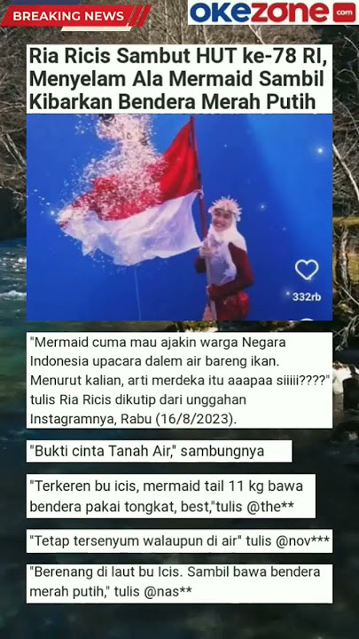 Ria Ricis Menyelan & Kibarkan Bendera #artist#viral #riaricis #teukuryan #indonesia #jokowi #netizen
