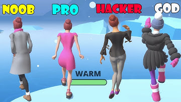 NOOB vs PRO vs HACKER vs GOD - Weather Run!