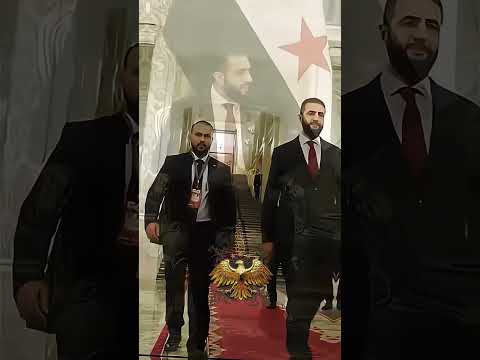 سيدي الرئيس كلنا فداك أحمد الغالي إذ المولى حماك طوبى ياشام إن فيكي قائدا شرعا إذا المولى اصطفاك