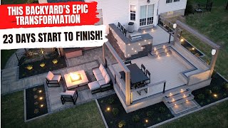 FULL Backyard MAKEOVER - Start To FINISH!