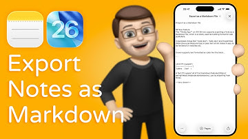 Converteer iPhone-notities naar Markdown-formaat (iOS 26)