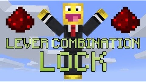 Minecraft: Lever Combination Lock - Redstone Tutorials 1.7.4