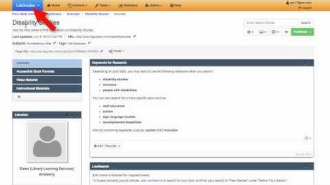 LibGuides: Creating a Guide