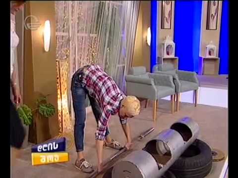 საქართველოს უძლიერესი მამაკაცები და ექსპერიმენტი  გადაცემა 'დღის შოუში'