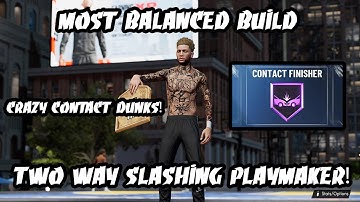 NBA 2K22 TWO WAY SLASHING PLAYMAKER BUILD (BEST PG BUILD NEXT GEN!!)