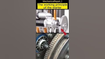 The working principle of the starter motor ⚙️🚙 #automobile #viral explorenow #shortvideos ￼#shorts