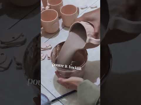 Glazing a Handmade Pottery Mug  How to Glaze Pottery shorts