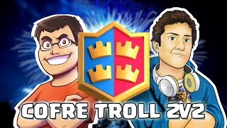 TROLLEANDO CON WITHZACK EN EL 2v2. Globo + clonación OP | Cofre Troll | Clash Royale con Alvaro845