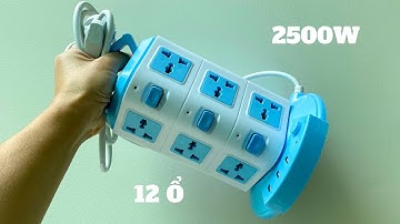 Trên tay ổ cắm điện 3 tầng giá rẻ, những điều bạn nên biết trước khi mua | Thích mua sắm
