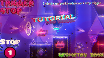 [4K] Stop trigger Tutorial | Geometry Dash 2.11