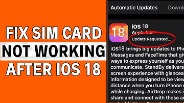 How to Fix SIM Not Working/Showing on iPhone after iOS 18 Update?