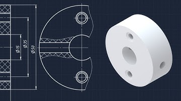 Modeling a Housing Ring part | Autodesk Inventor tutorial | No comment watch & repeat