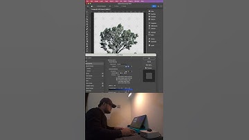 How to Remove Tree Background in Adobe Photoshop #graphicdesign #video #tutorial