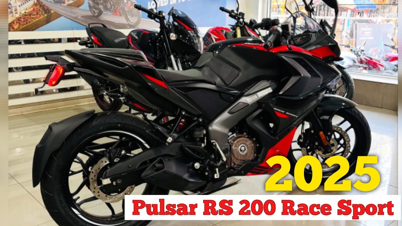 Pulsar R200 Racing 2025 Bajaj Pulsar RS 200 Race Sport New Model| Detailed Review 💥 - YouTube