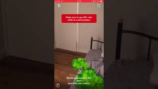 Pokémon GO AR+ mode test