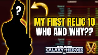 My First Relic 10 Character!! Who Did I Pick and Was It Worth It??