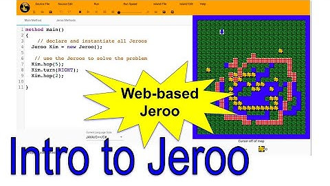 Intro to Jeroo - Tutorial - Web Version!