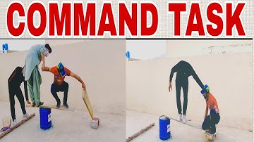 ISSB COMMAND TASK . À COMMANDER WITH DRUM AND PLANKS . PLANNING ABILITIES AND LEADERSHIP QUALITIES .