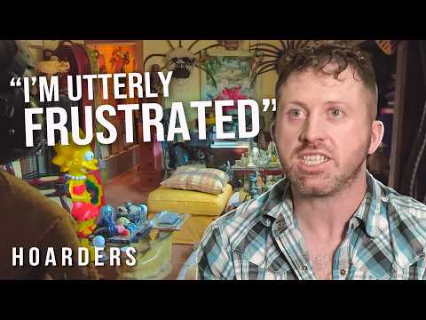 Severe Hoarder Angry at Cleaners | Hoarders documentary thumbnail