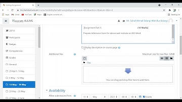 How to upload an Assignment on LMS