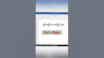 math formula in MS word| math formula