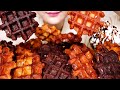 【大食い/咀嚼音】ベルギーワッフルを食べる 와플 WAFFLE マネケン bánh quế【ASMR / MUKBANG / EATING SOUNDS / NO TALKING】