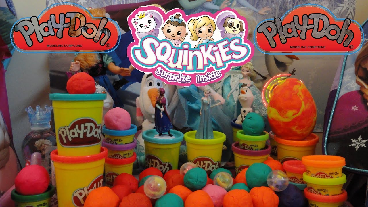 Squinkies|30 Play-Doh Eggs|2016 SURPRISES|Shopkins