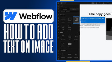 How To Add Text On Image In Webflow (2025) Simple Guide