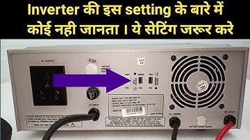 How to set up an inverter | How to set up an microtek EB1000 | Inverter setting