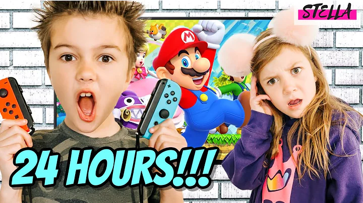He Went CRAZY Playing Nintendo ALL NIGHT!