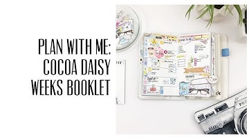 Plan with Me: Coco Daisy Weeks Booklet with January Noted Kit