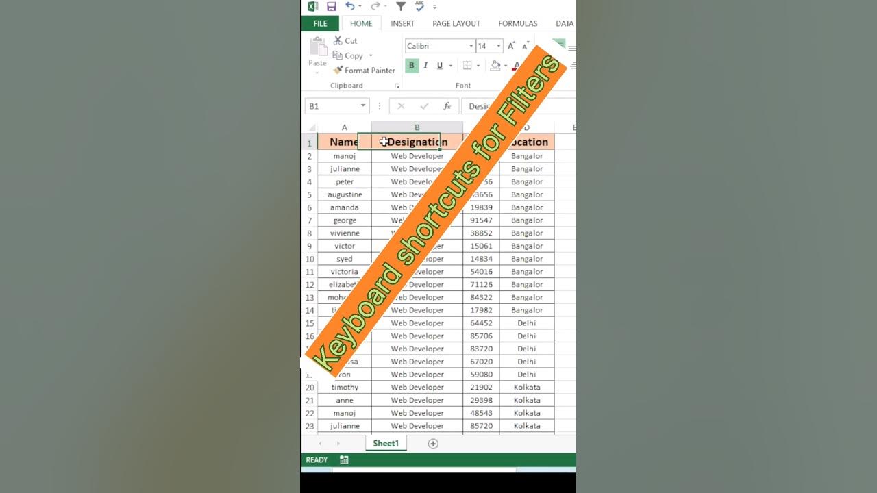 Mastering Filter Shortcuts Save Time with Keyboard Shortcuts for