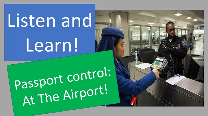 English conversation at the airport - Passport control! - DayDayNews