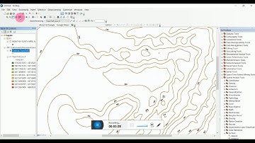 HOW TO DRAW CONTOUR IN ARC MAP