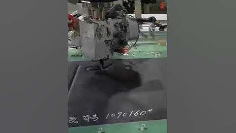 CNC leather sewing machine, rotary head, for car upholstery perfect stitches