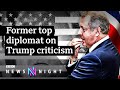 Ex-US ambassador ‘does not regret’ Trump criticism - BBC Newsnight