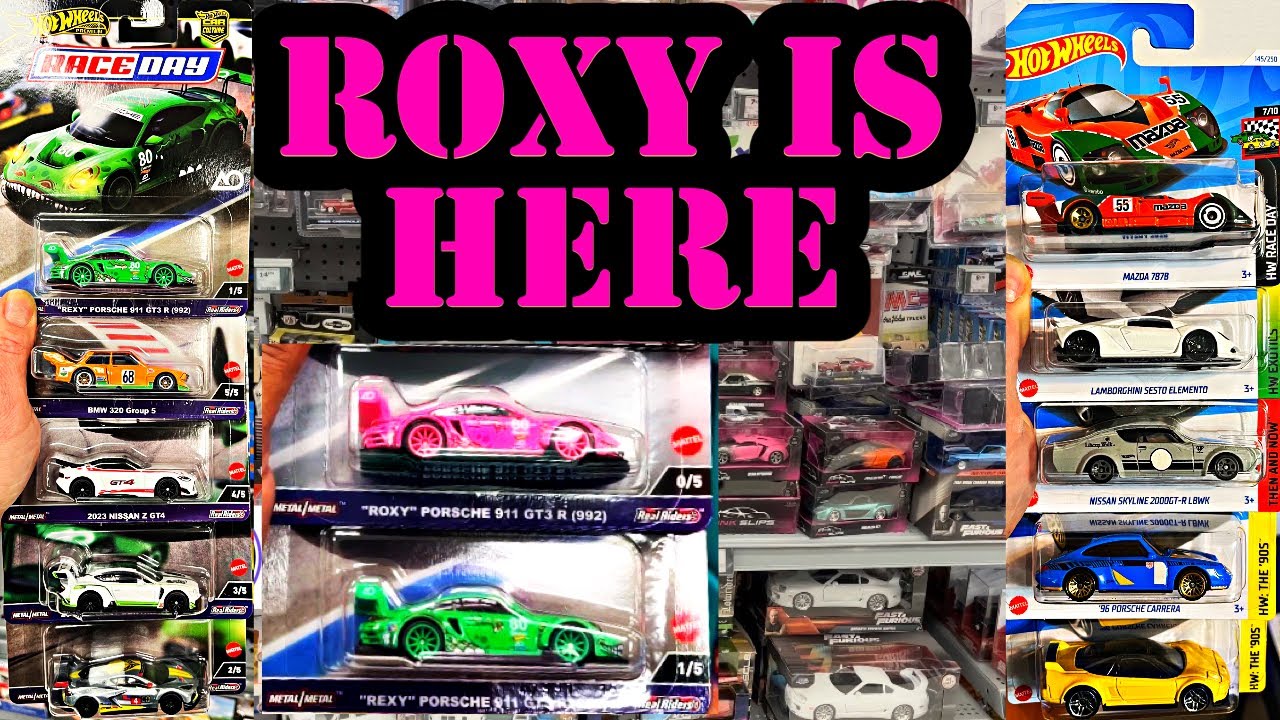ROXY AND REXY ARE HERE! 2024 HOT WHEELS CAR CULTURE RACE DAY! SHORT ...