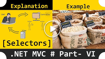 ASP.NET MVC Selectors | PART-6 | MVC Tutorial With Example |MVC Tutorial Step By Step coding ka kida