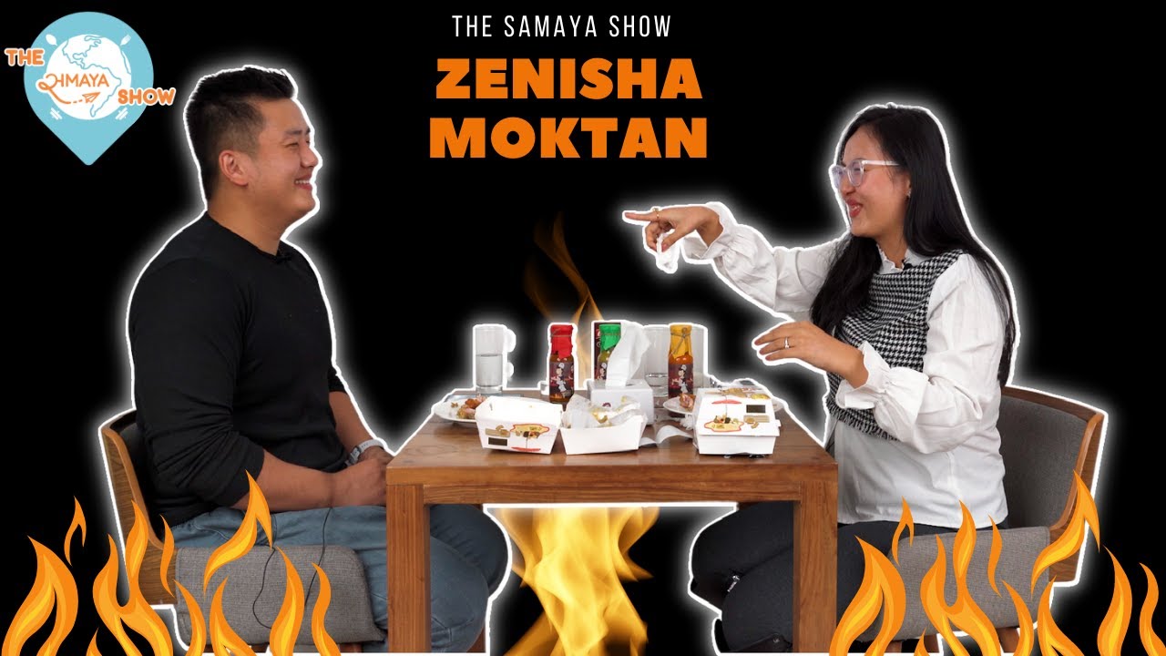 Download Zenisha moktan talks about pregnancy while eating spicy wings | The Samaya show 1/10
